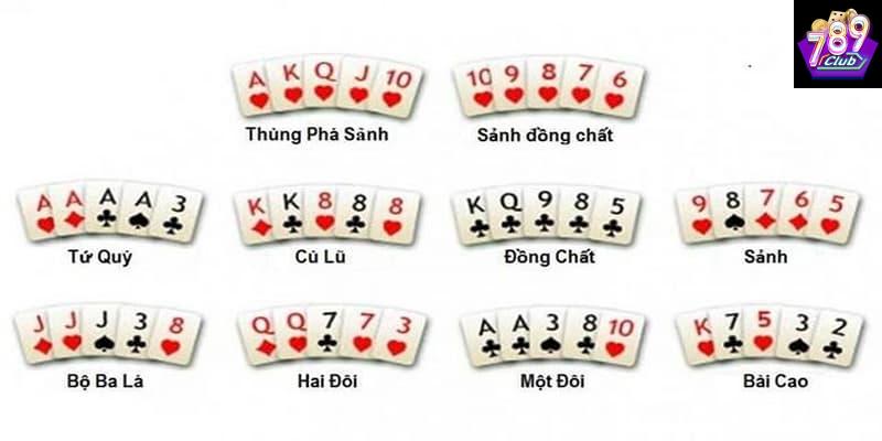 Cách chơi poker 5 lá Cách chơi poker 5 lá luật chơi chi tiết