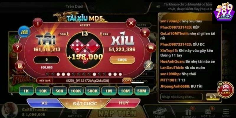 Cách chơi tài xỉu MD5 chi tiết