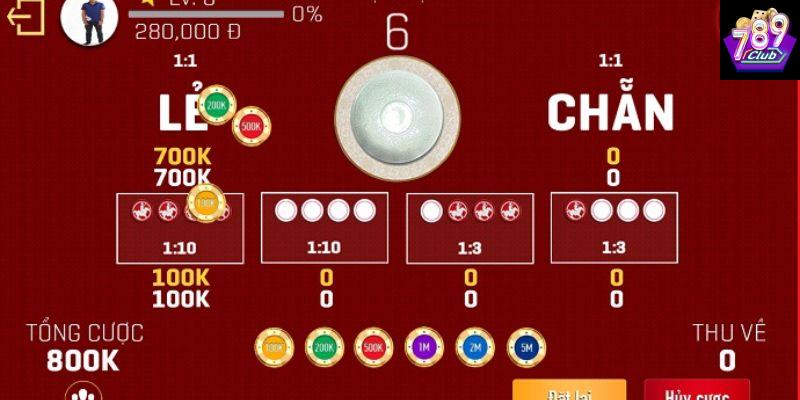 Cách chơi xóc đĩa chẵn lẻ.