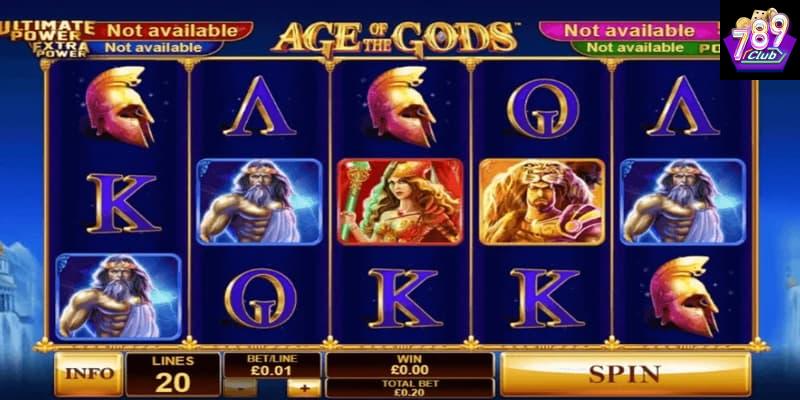 Nổ hũ Age of the Gods Nổ hũ Age of the Gods cơ chế quay